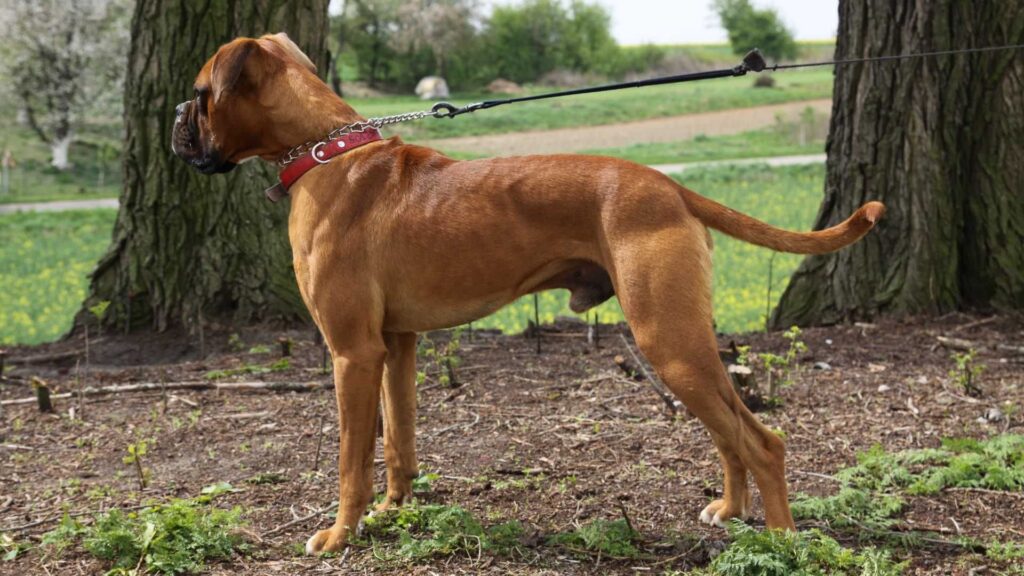 Boxer na floresta